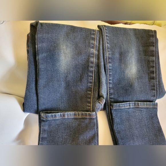 AEO dark blue skinny super stretch jeans sz6 like new - Picture 7 of 11